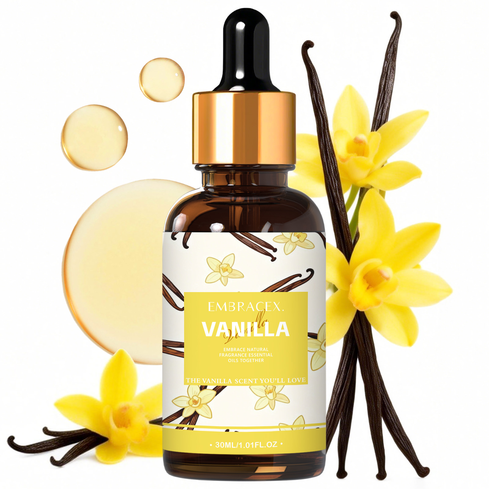 Home Fragrance Oils - 30 мл ванильных ароматических масел для