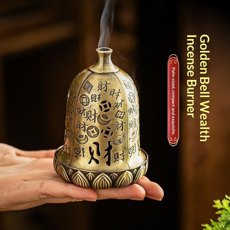 Home Fragrance Powder - Подставка для благовоний из сплава, полая,