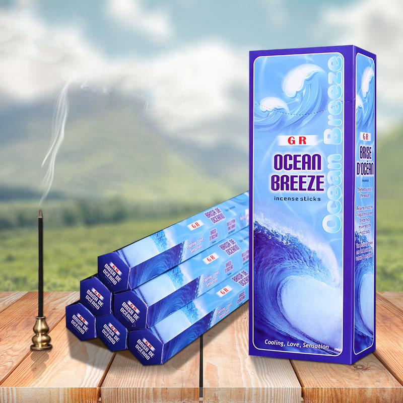 Home Fragrance Ocean Breeze - Индийские благовония, океанский бриз, благовония, чистые