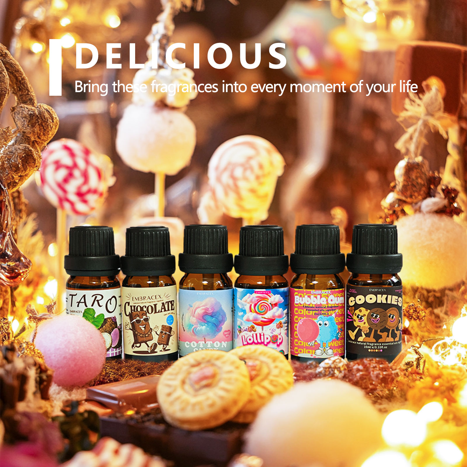 6 шт./1 набор ароматных масел  – обзор и цена Home Fragrance Oils